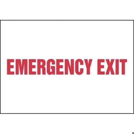 Accuform Exit Sign, Accu-Shield, 18 in W, 4 in H MEXT408XP